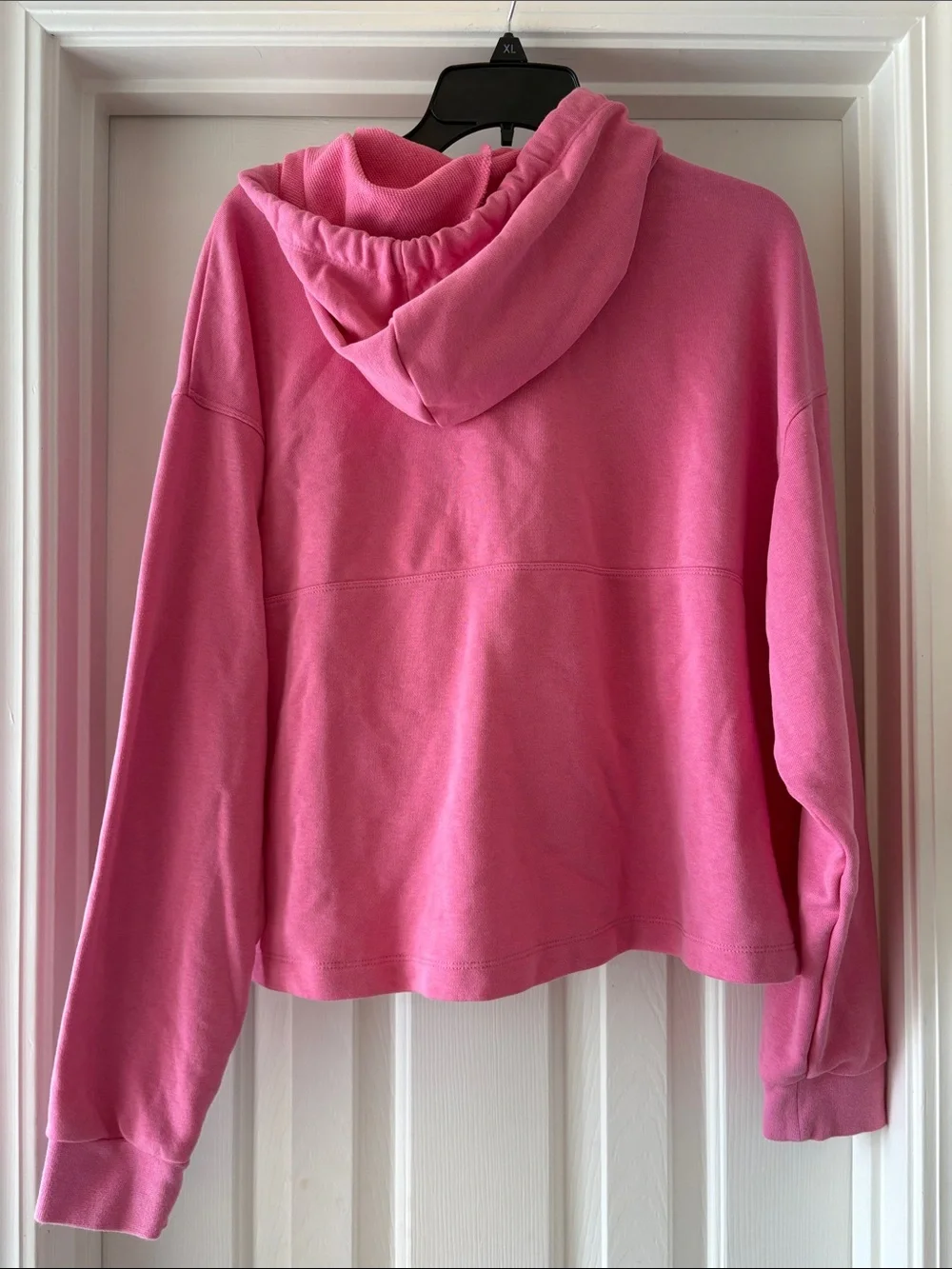 Nike Pink Half-Zip Hooded Pullover Size XL Womens